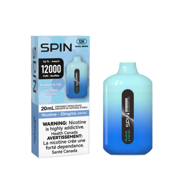 SPIN 12000 DISPOSABLE BLUEBERRY ICE