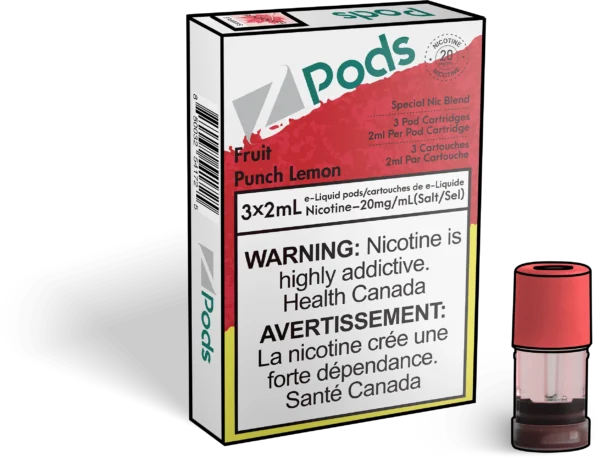 Z PODS Special NIC BlendFruit Punch Lemon