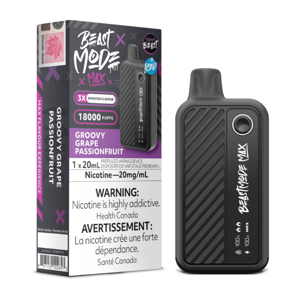 Flavour Beast Beast Mode 8K Disposable – Groovy Grape Passionfruit Iced