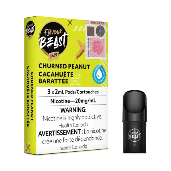 FLAVOUR BEAST PODS – CHURNED PEANUT