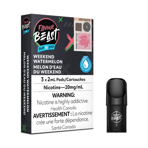 FLAVOUR BEAST PODS ICED- WEEKEND WATERMELON