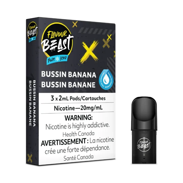 FLAVOUR BEAST PODS ICED- BUSSIN BANANA