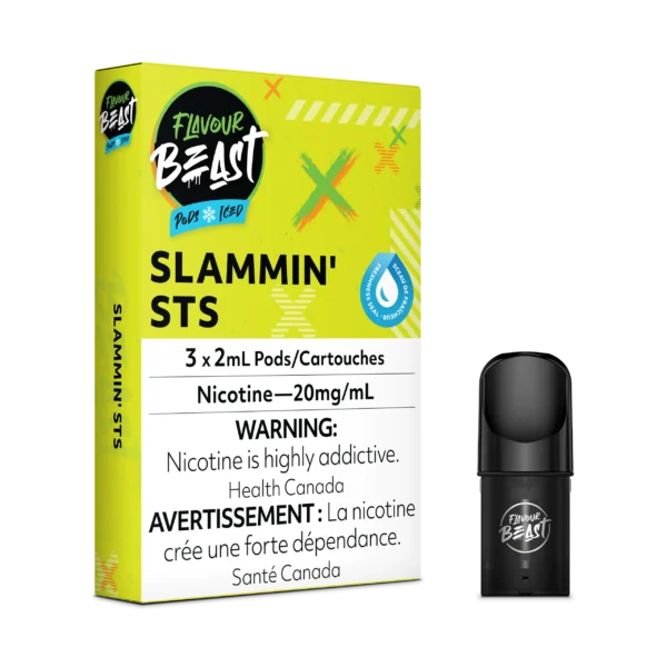 FLAVOUR BEAST PODS ICED- SLAMMIN’ STS