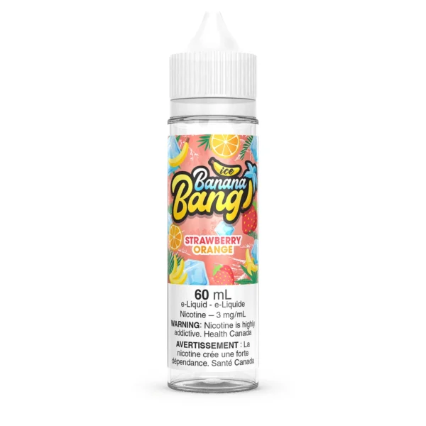 BANANA BANG ICE – STRAWBERRY ORANGE 3MG NIC